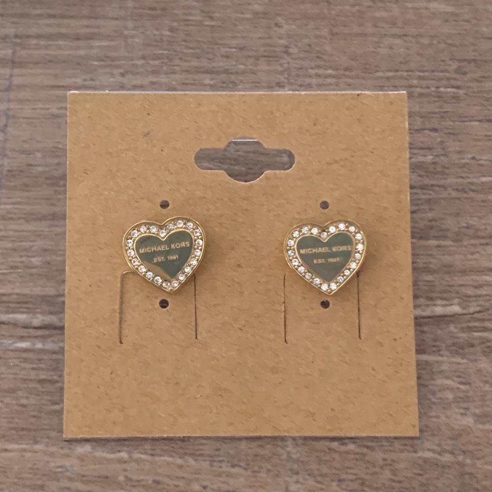 Michael Kors Heart Earrings